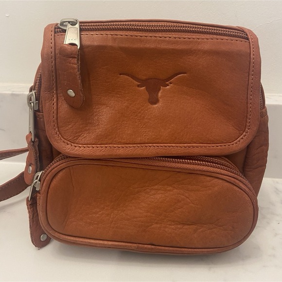 Travel Belt Bag, Canyon Outback Leather Brown,‎ Security Zipper Pockets, NWOT - Picture 1 of 12